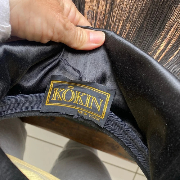 Met gala inspired vintage luxury open hat by  designer Kokin wearable art - Picture 6 of 17